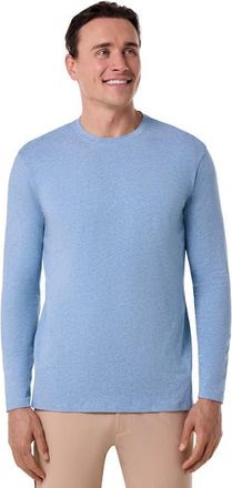 Coolibar Mens Morada Long Sleeve T-Shirt, UPF 50+ Sun Protection in Light Blue Heather at Nordstrom, Size Xx-Large
