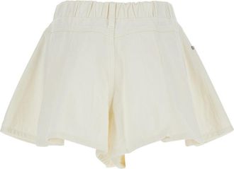 Sea New York Womens Denim Shorts Stasia White Cotton