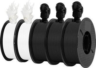 OEM Filamento Para Impresora 3d, Mezcla De Materiales Vers&aacute;til, Acabado Duradero Y Brillante, Pla 3bk 2wt