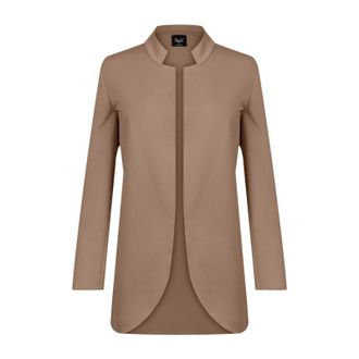 19V69 Womens Blazer Brown VITTORIA Viscose - Size Medium