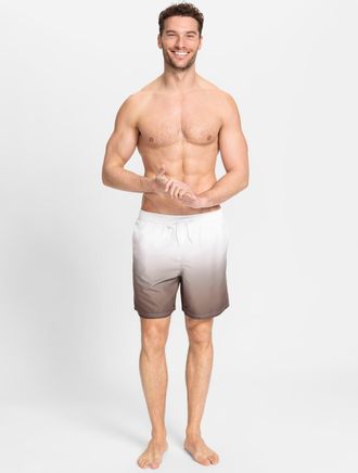 Feel Good Badeshorts FEEL GOOD, Damen, Gr. 10, Normalgr&ouml;ssen, grau (taupe), Polyester, Badehosen Badeshorts