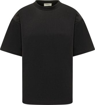 A Paper Kid Black Solid T-Shirt