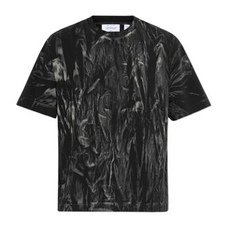 Off-white T-Shirts, male, Black, Size: XL Printed T-Shirt
