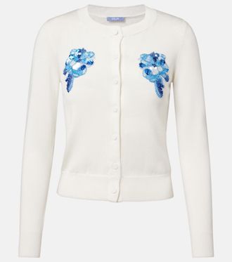 LEO LIN Claire embellished cardigan