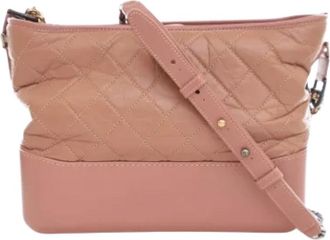 Chanel Pre-owned Leather chanel-bags - Dames - Vintage Schoudertas - Roze - ONE Size - Leer - Vintage
