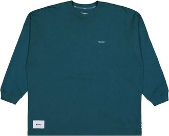 Wtaps Maglione a maniche lunghe con logo - Verde