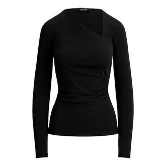 Ralph Lauren Blouse 200P13936001 - Dames - Tops - Zwart - Maat: L