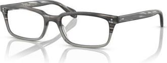 Oliver Peoples 53mm Rectangle optical glasses in Grey at Nordstrom