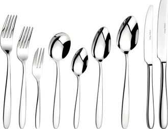Arthur Price Pure Stainless Steel 76 Piece 8 Person Gift Boxed Cutlery Set