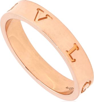 Bulgari B.Zero1 Essential 18 Kt Rose Gold Band Ring, Size 50 (US 5)