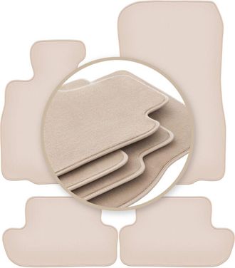 OEM Alfombrillas Premium Beige Para: Bmw 6 F13 Coup&eacute; 2011-2018