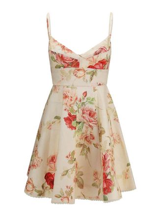 Zimmermann Roselight Linen Mini Dress
