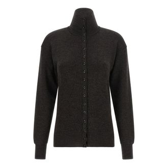 Christophe Lemaire Top - female - Lemaire - Cardigans - Brown - S - Knitwear