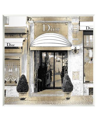 Stupell Industries Chic Fashion Glam Storefront Wall Plaque Wall Art By Madeline Blake