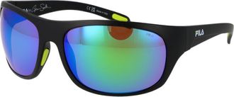 Fila Black Plastic Mens Sunglasses