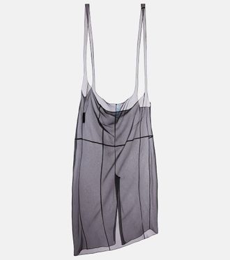 Prada Sheer midi skirt