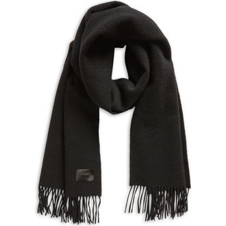 Vince Double Face Cashmere Scarf in Black at Nordstrom