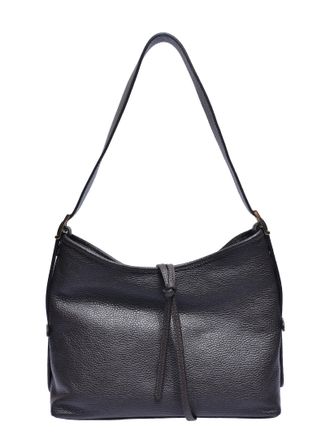 Anna Luchini Bordeauxrood Rundleer Tas