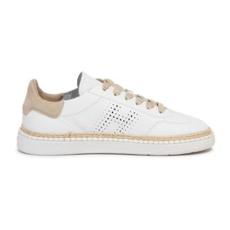 Hogan Sneakers, female, White, 5 UK, Cool Perforated Slip-On Shoes