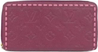 Louis Vuitton Pre-owned Wallets, female, Purple, Size: ONE SIZE Pre-owned Monogram Empreinte Long Wallet