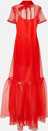 Staud Calluna ruffled organza gown