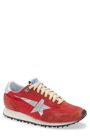 Golden Goose Running Marathon Sneaker in Red/Silver at Nordstrom, Size 11Us