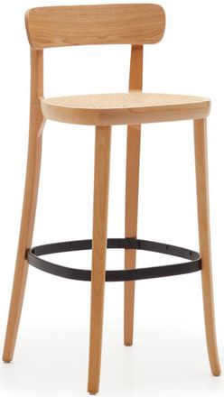 K Home Massivholz Barstuhl Romano mit Wiener-Gefelcht, Natur Archiviert