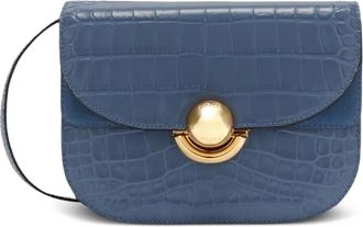 Furla Sfera crocodile-embossed cross body bag - Blue