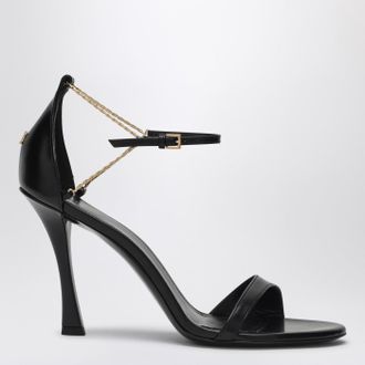Givenchy Sandali 4G Liquid 95 in pelle nera