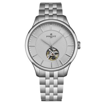 Perrelet First Class Silver-tone Dial Mens Watch A1087/B