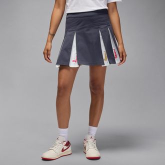 Nike Jordan Womens Jordan x Howard University Pleated Skirt in Grey | IH0556-015