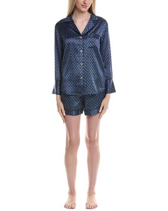 Petite Plume 2Pc Silk Pajama Set