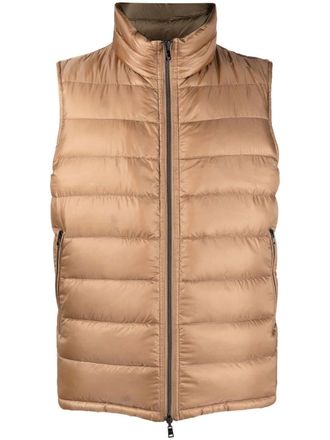 Herno Omkeerbare bodywarmer - Bruin