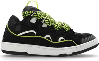 Lanvin Curb Sneakers - Heren - Sneakers - Zwart - 41 EU - Leer - Schoenen
