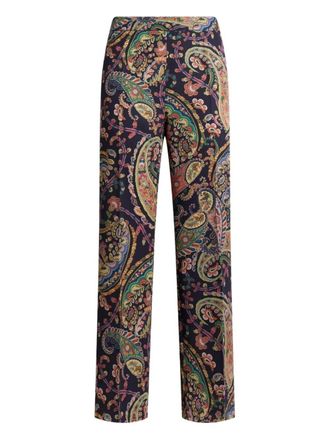Etro Printed Straght Trousers
