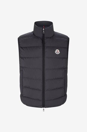 Moncler Matte &auml;rmellose Daunenjacke Contrin