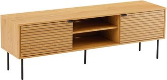 Happy Garden Mueble de TV de estilo escandinavo con 2 puertas