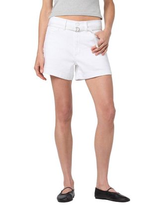 Joe's Joes Jeans White Relaxed Short With Belt Jean