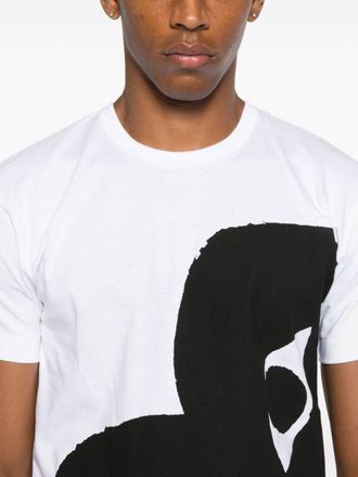 Comme Des Gar&ccedil;ons Black Heart Graphic T-Shirt - White