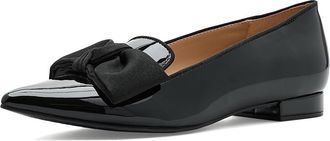 Bandolino Auggie Womens Dress Flat Shoes Black Patent : 9.5 M, Leather/Textile