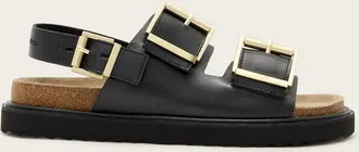 AllSaints Cow Leather Isla Leather Sandals, Size: UK 4/ US 7/ EU 37