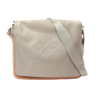 Louis Vuitton Pre-owned Cross Body Bags, male, Gray, Size: ONE SIZE Pre-owned Damier Geant Shoulder Bag