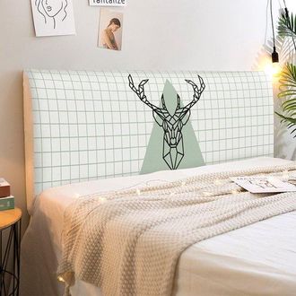 OEM Funda Para Cabecero, Xl, Adecuada Para Altura 50-65 Cm Longitud 190 Cm Grosor Inferior A 30 Cm, Funda Estampada Para Cabecero