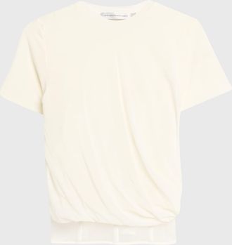 CHRISTOPHER ESBER Coiled Jersey Corset Tee