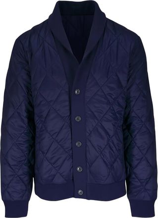 Greyson x Yukon X Lite Cardigan Maltese trapuntato - Blu