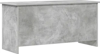 vidaXL Ba&uacute;l De Almacenamiento Gris Hormig&oacute;n 100 X 40 X 50 Cm Vidaxl