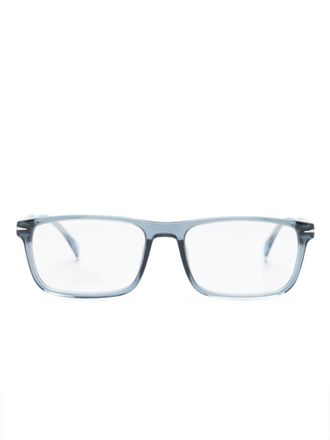 Eyewear by David Beckham Occhiali rettangolari - Blu