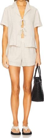 Heartloom Lourdes Top In Neutral