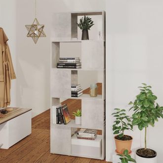 vidaXL Vidaxl - Estanter&iacute;a Divisor De Espacios Gris Hormig&oacute;n 60x24x155 Cm