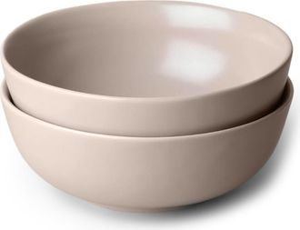 Fable Interiors The Ramen Set of 2 Bowls in Desert Taupe at Nordstrom